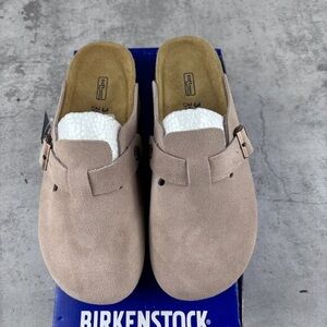 Birkenstock Boston Suede Taupe